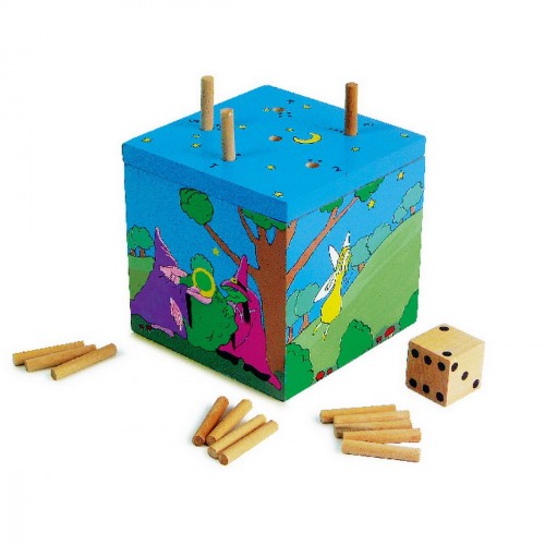 Würfelspiel Hexentanz aus Holz, mit Würfel von Small Foot Design