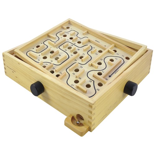 Holz Labyrinth Kugelspiel groß von Eduplay günstig bei